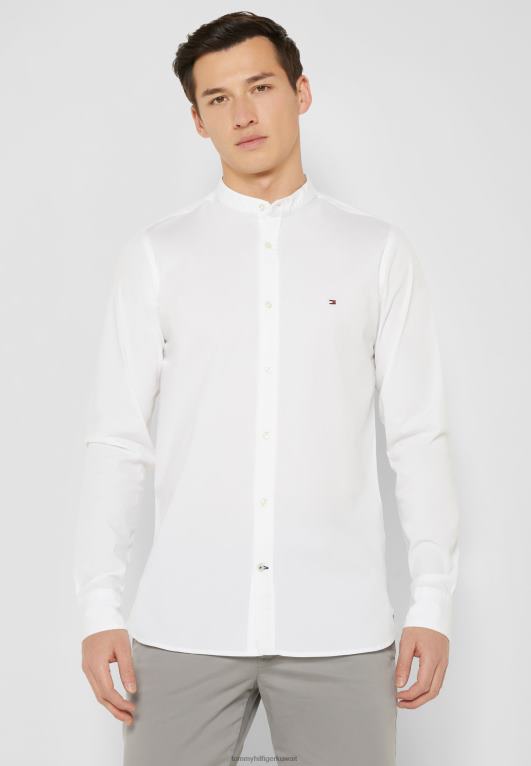 أبيض Tommy Hilfiger قميص قميص مطاطي نحيف 446443955