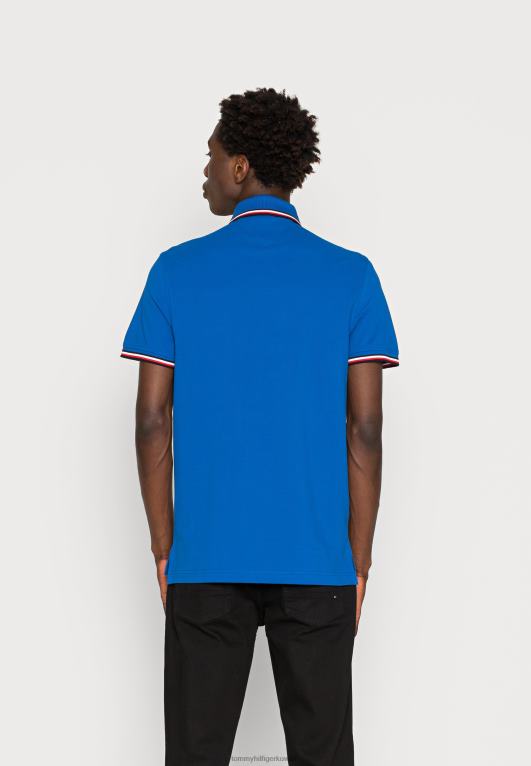 الجزيرة اليونانية الزرقاء Tommy Hilfiger قميص بولو رفيع مقلوب 446443964