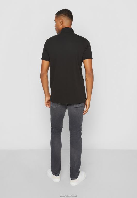 أسود Tommy Hilfiger قميص بولو عادي 446443977