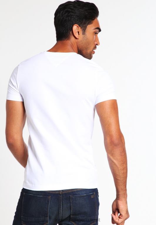 الأبيض الكلاسيكي Tommy Hilfiger تي شيرت أساسي 446443979