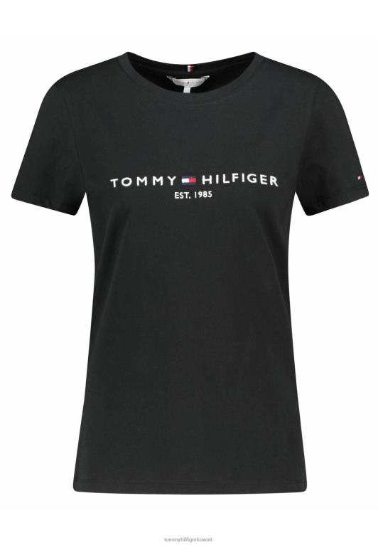 شوارتز Tommy Hilfiger تيشيرت بطبعة تراثية 446444035