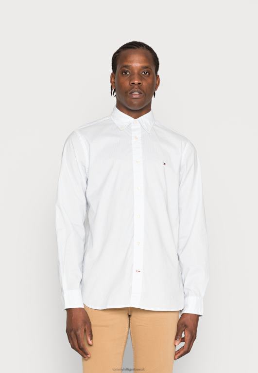 أزرق مضيء Tommy Hilfiger قميص الخطوط العريضة 446444055