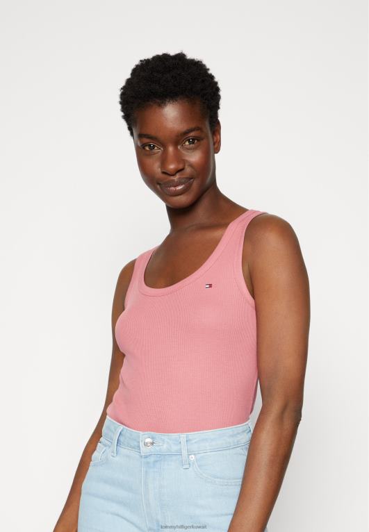 الإنجليزية الوردي Tommy Hilfiger أعلى خزان ضئيلة 446444070