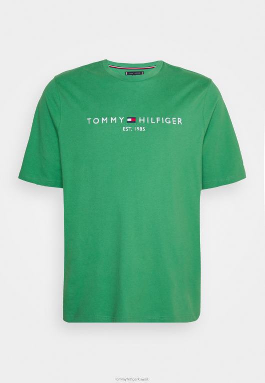الأخضر المركزي Tommy Hilfiger تيشيرت بطبعة شعار الماركة 446444091