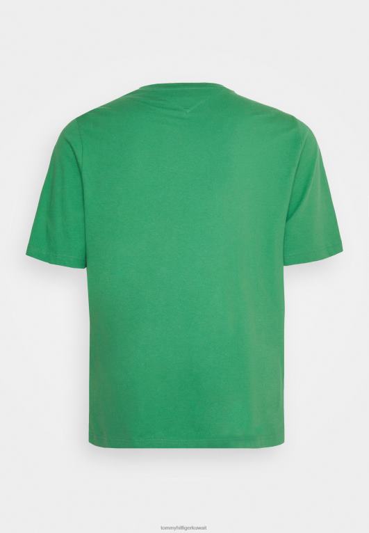 الأخضر المركزي Tommy Hilfiger تيشيرت بطبعة شعار الماركة 446444091