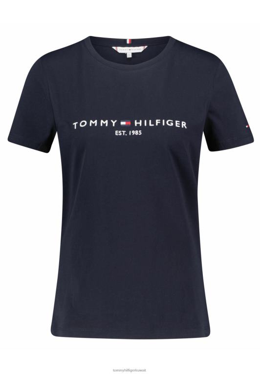 البحرية Tommy Hilfiger تيشيرت بطبعة تراثية 446444099