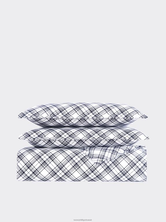 تومي الترتان Tommy Hilfiger طقم غطاء لحاف من الترتان لسرير مزدوج 4464440