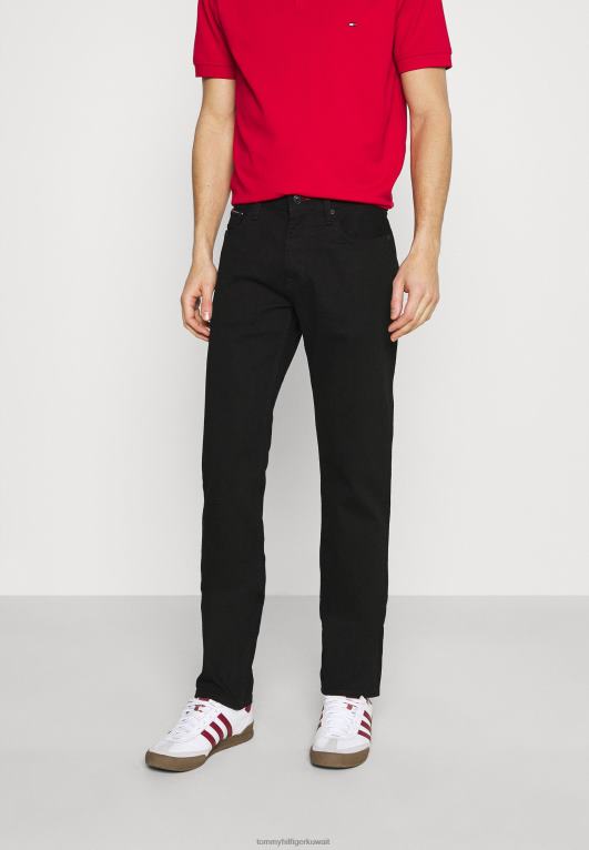 ديترويت الأسود Tommy Hilfiger جينز كور دينتون مستقيم الساق 446444108
