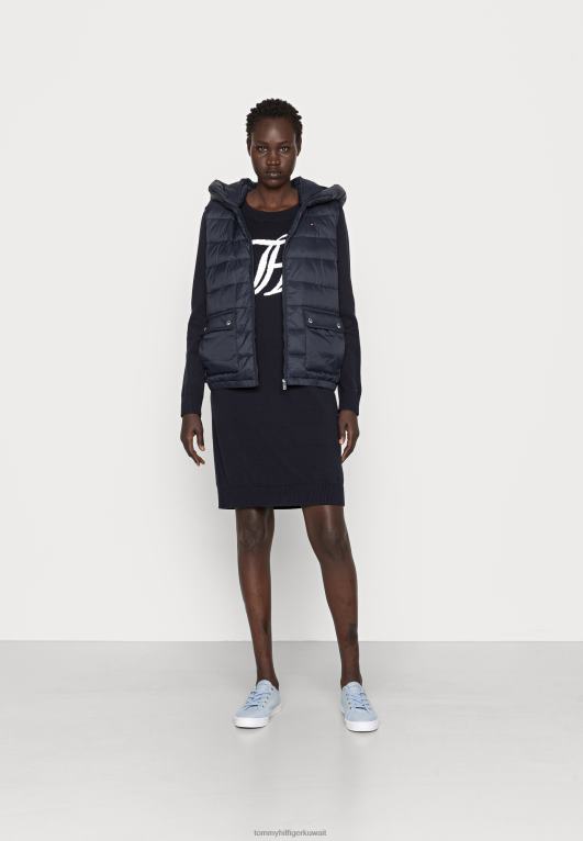 سماء الصحراء Tommy Hilfiger فستان برسومات مفتوحة، فستان بلوفر 446444142