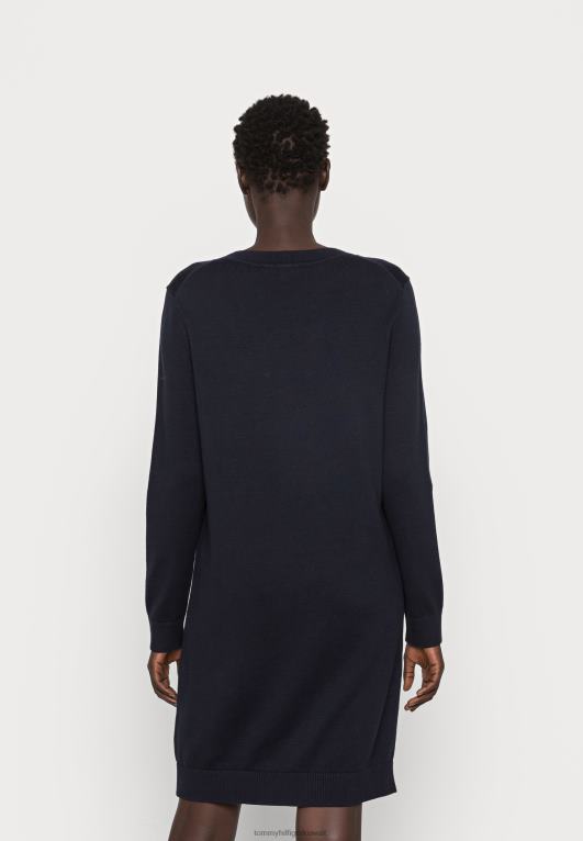 سماء الصحراء Tommy Hilfiger فستان برسومات مفتوحة، فستان بلوفر 446444142