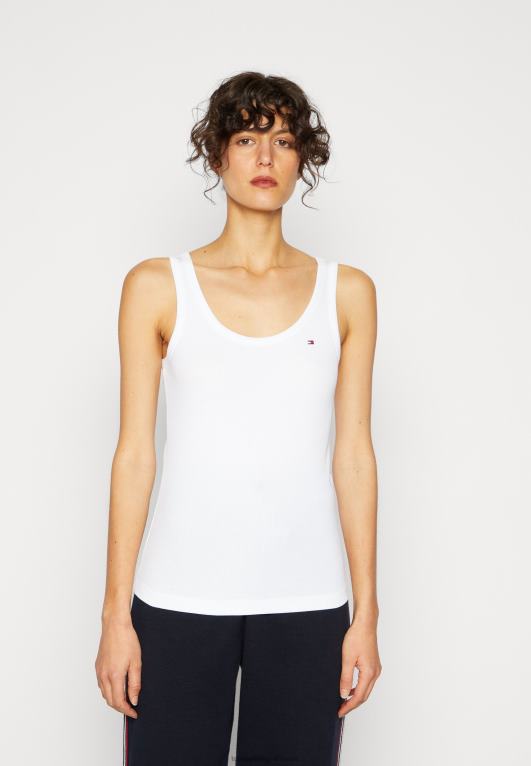 البصرية الأبيض Tommy Hilfiger أعلى خزان ضئيلة 446444198