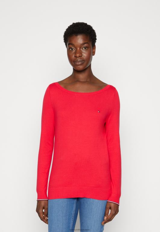 أحمر كورنيل Tommy Hilfiger سترة او قفاز او لاعب قفز 446444200