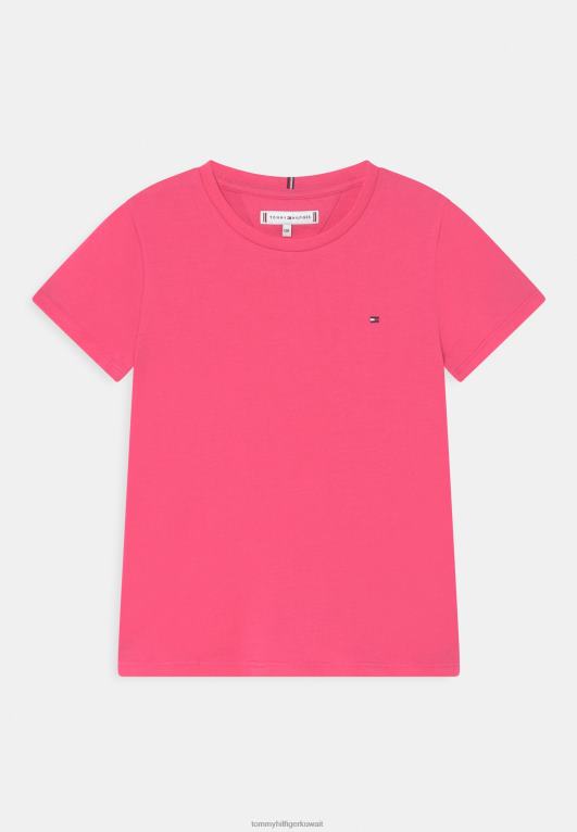 التنبيه الوردي Tommy Hilfiger قميص أساسي أساسي 446444242
