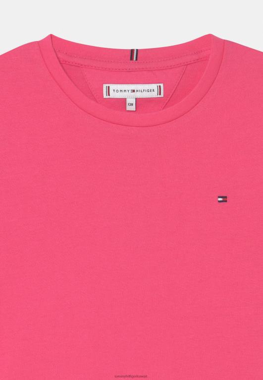 التنبيه الوردي Tommy Hilfiger قميص أساسي أساسي 446444242