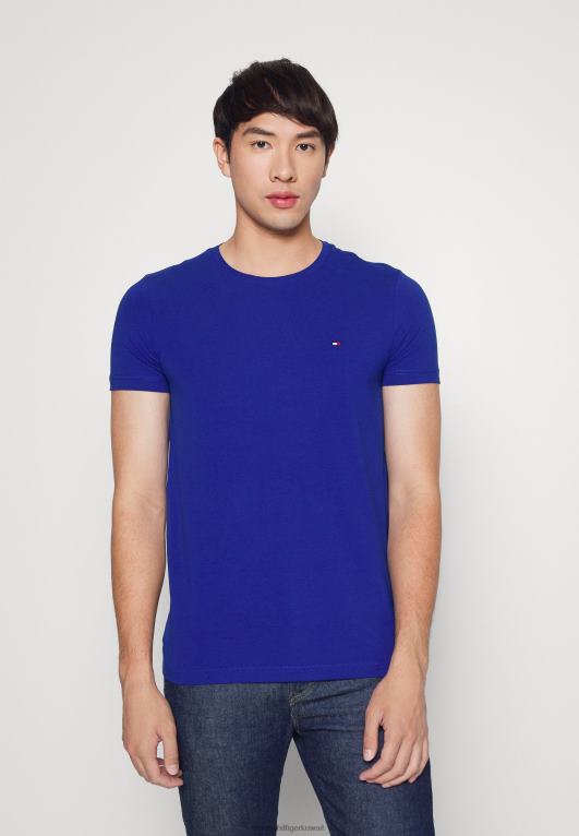 الأزرق الجريء Tommy Hilfiger تي شيرت أساسي 446444249