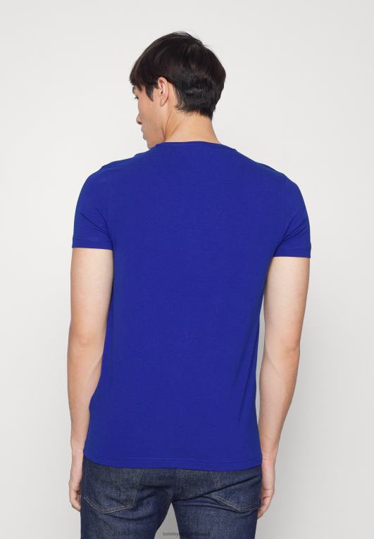 الأزرق الجريء Tommy Hilfiger تي شيرت أساسي 446444249