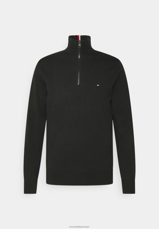 أسود Tommy Hilfiger الرمز البريدي البلوز وهمية 446444260