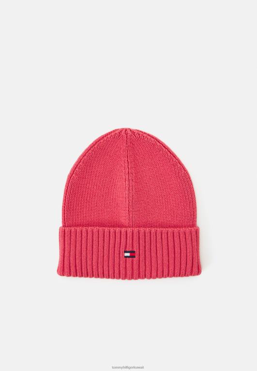 الظل الوردي Tommy Hilfiger قبعة صغيرة ذات علم للجنسين 446444303