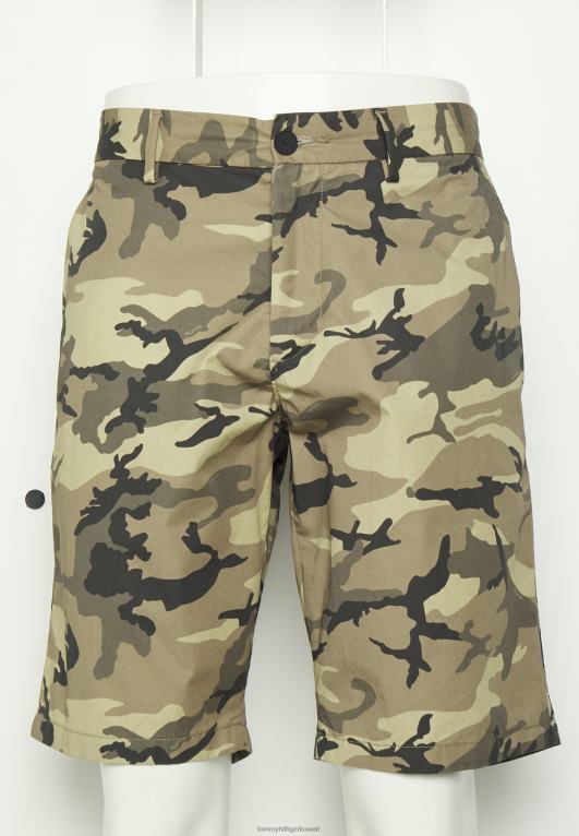 كامو أخضر Tommy Hilfiger هارلم شورت تشينو المطبوع المموه 446444336
