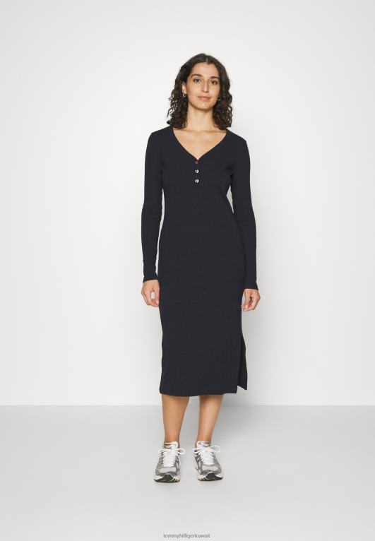 سماء الصحراء Tommy Hilfiger فستان ميدي فستان اليوم 446444366