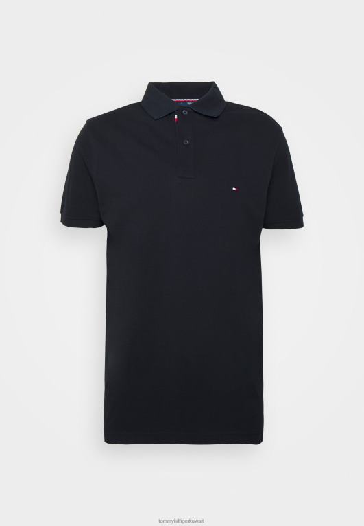 سماء الصحراء Tommy Hilfiger قميص بولو عادي تحت الياقة 446444371