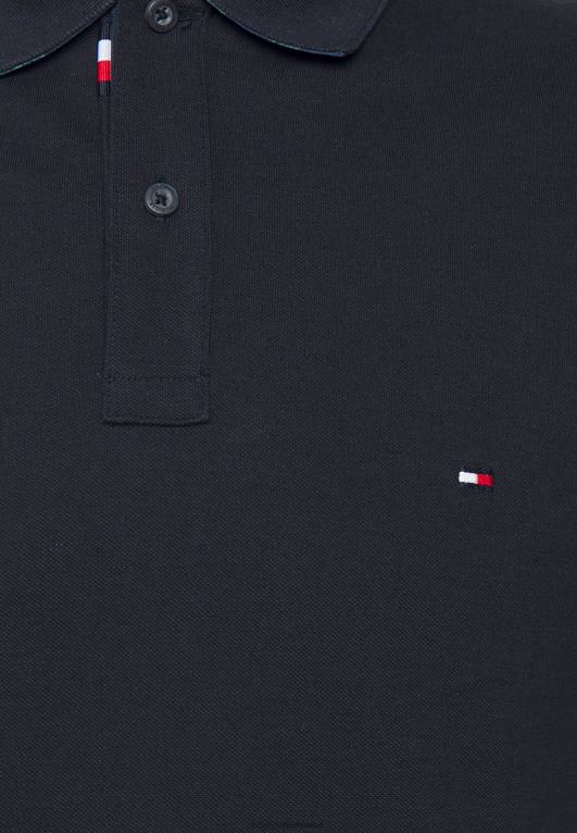 سماء الصحراء Tommy Hilfiger قميص بولو عادي تحت الياقة 446444371