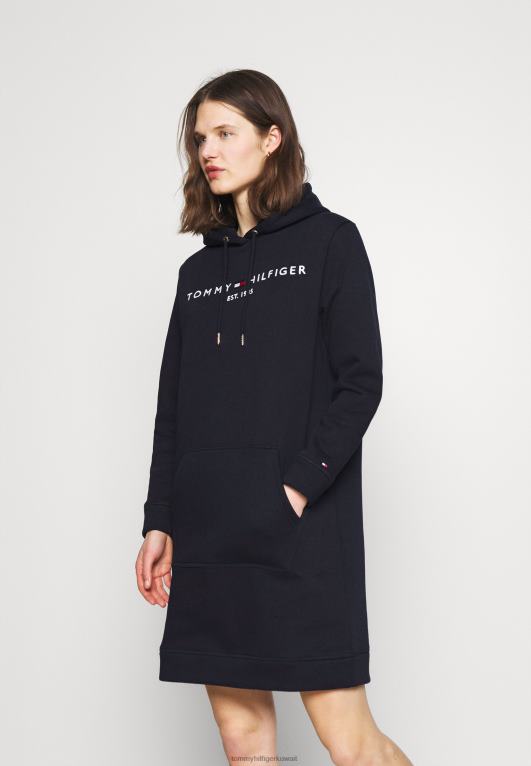 أزرق Tommy Hilfiger فستان يوم عادي 446444401
