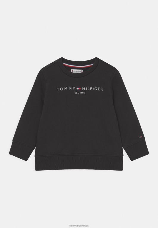 أسود Tommy Hilfiger سترة أساسية للجنسين 446444417