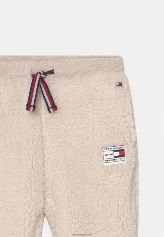 الأبيض القديم Tommy Hilfiger سروال اطفال بنطلون للجنسين 446444432