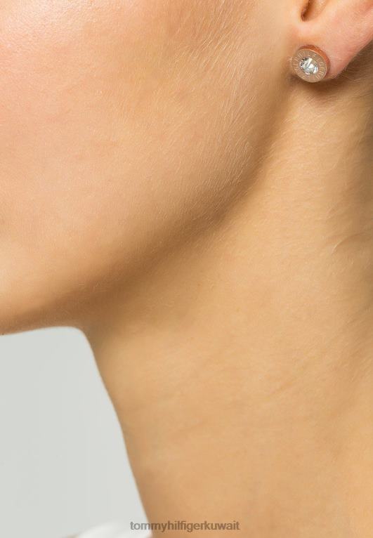 روزا © ذهبي اللون Tommy Hilfiger الأقراط التوقيع الكلاسيكية 446444436