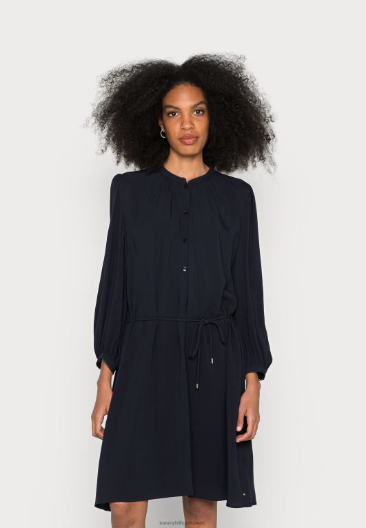 سماء الصحراء Tommy Hilfiger تحول اللباس الركبة اللباس اليوم 446444445