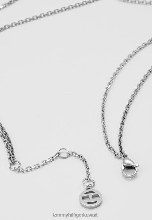 فضية اللون Tommy Hilfiger قلادة أساسية غير رسمية 446444470