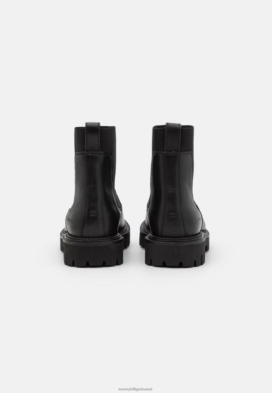 أسود Tommy Hilfiger حذاء كاحل كلاسيكي مكتنز كاجوال ممتاز 446444475