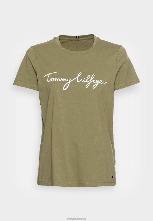 الحدائق Tommy Hilfiger تي شيرت برقبة دائرية وطبعة جرافيك 446444486