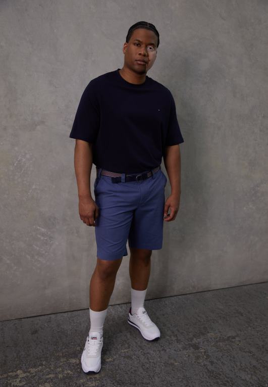 النيلي الباهت Tommy Hilfiger شورت حزام بروكلين 446444501