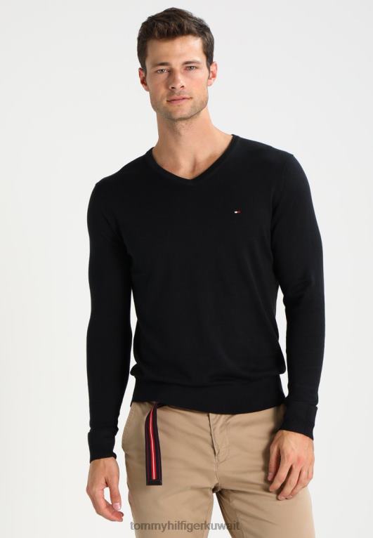 العلم الأسود Tommy Hilfiger الخامس الرقبة الطائر 446444502