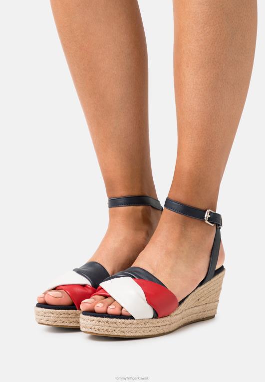 أزرق غامق Tommy Hilfiger أحذية قماشية منسوجة أنثوية 446444505