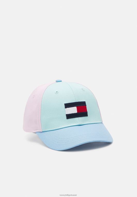 ساحل أكوا Tommy Hilfiger قبعة للجنسين بعلم كبير 446444516