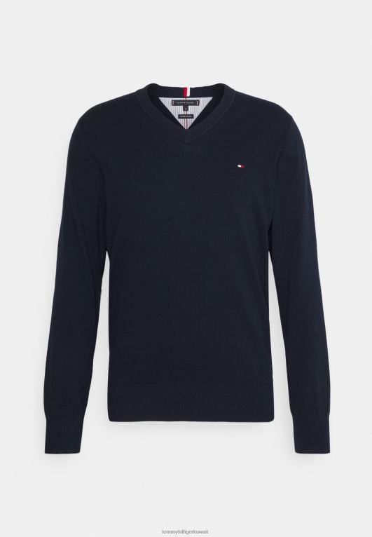 سماء الصحراء Tommy Hilfiger الخامس الرقبة الطائر 446444530