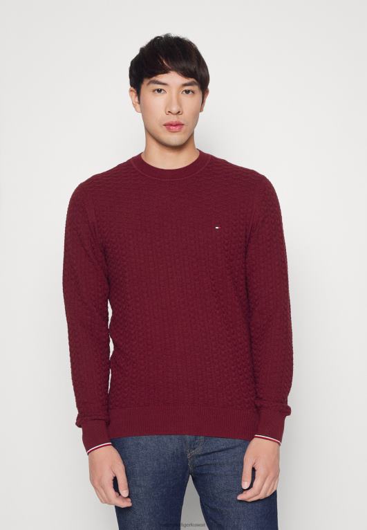 حمرة عميقة Tommy Hilfiger هيكل مبالغ فيه الطائر 446444549