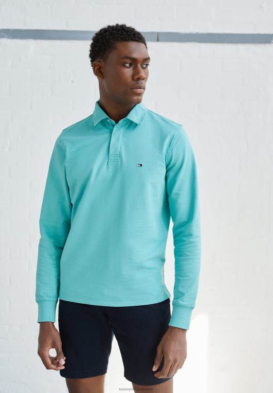 براينت الأخضر Tommy Hilfiger سترة الرجبي 446444553