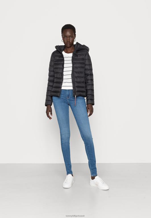 أسود Tommy Hilfiger سترة شتوية تحمل شعار سورونا 446444558