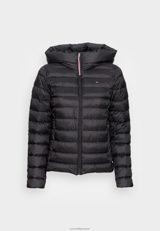 أسود Tommy Hilfiger سترة شتوية تحمل شعار سورونا 446444558