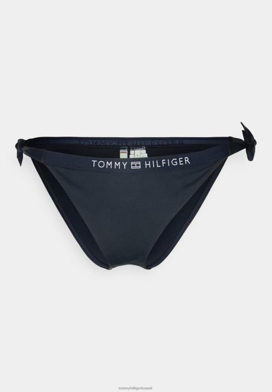 سماء الصحراء Tommy Hilfiger ربطة عنق جانبية على الجزء السفلي من البكيني 446444578