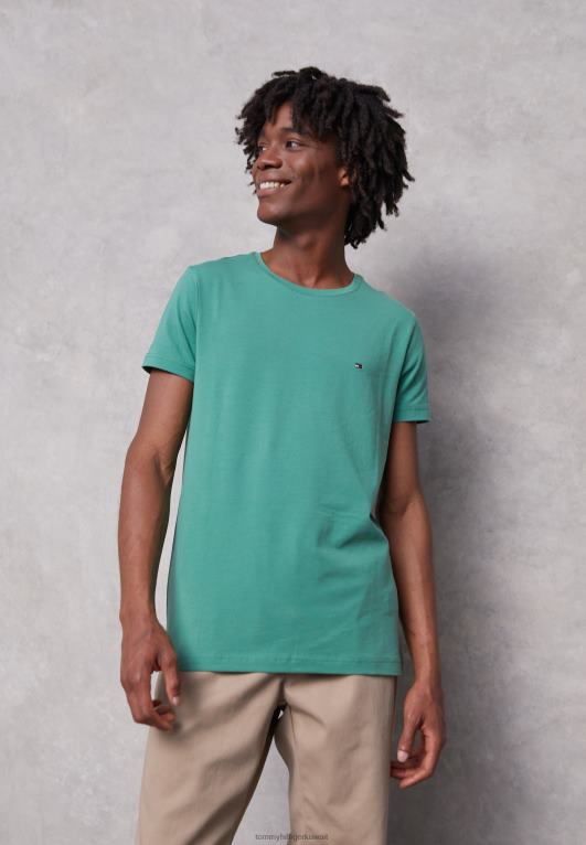 الأخضر المركزي Tommy Hilfiger تي شيرت أساسي 446444592