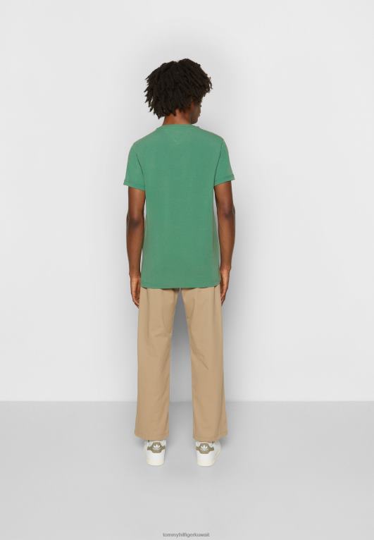 الأخضر المركزي Tommy Hilfiger تي شيرت أساسي 446444592