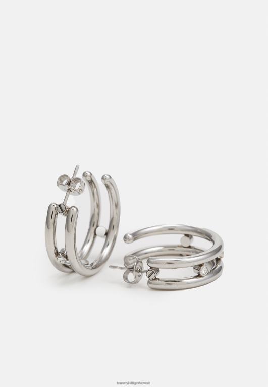فضية اللون Tommy Hilfiger أقراط عائلة الأجهزة 446444608