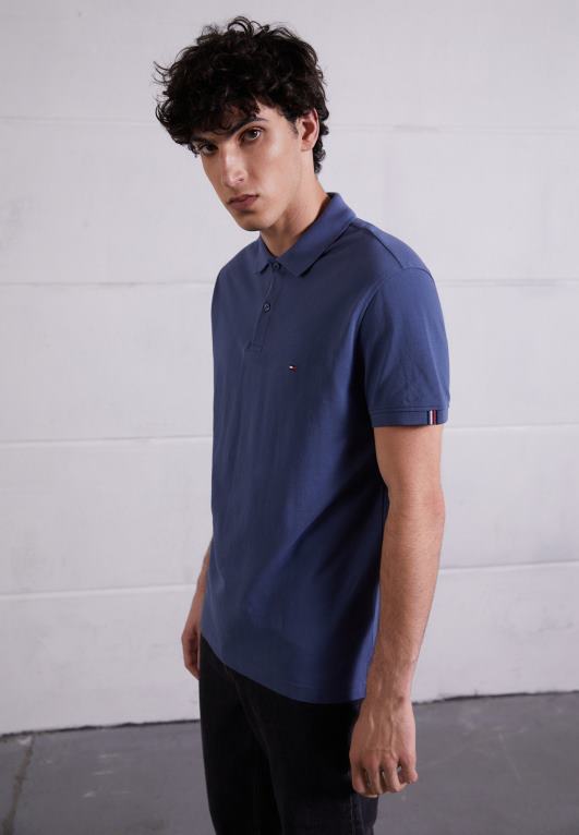 النيلي Tommy Hilfiger بلاكيت قميص بولو عادي 446444628