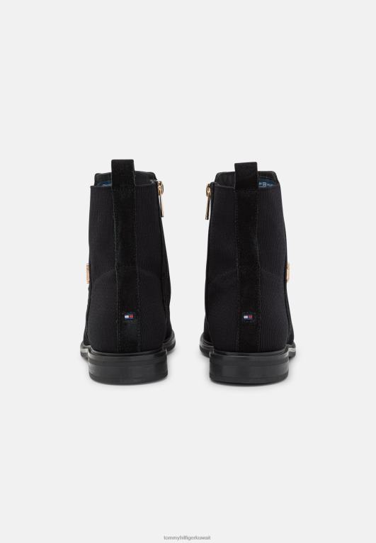 أسود Tommy Hilfiger أساسيات أحذية الكاحل الكلاسيكية 446444662