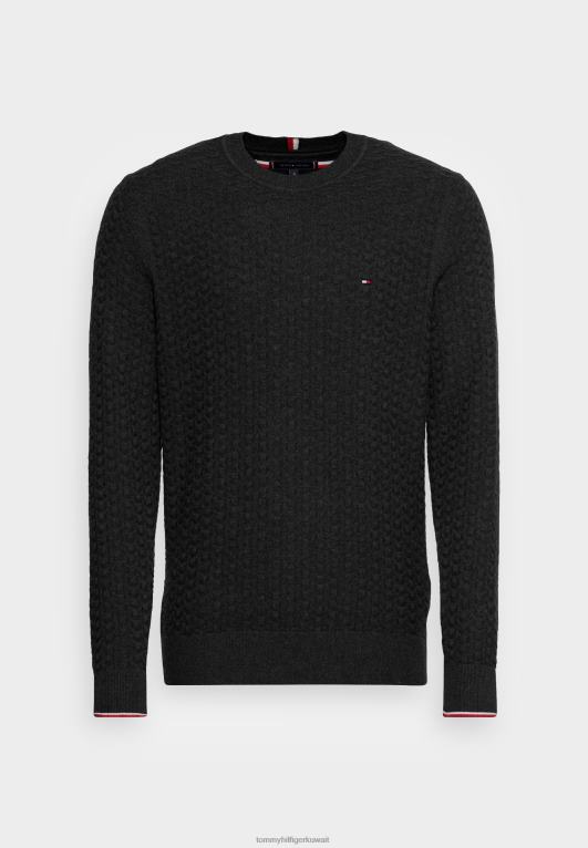 هيذر رمادي غامق Tommy Hilfiger هيكل مبالغ فيه الطائر 446444677